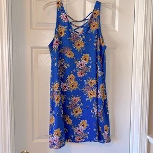 Blue Floral Dress